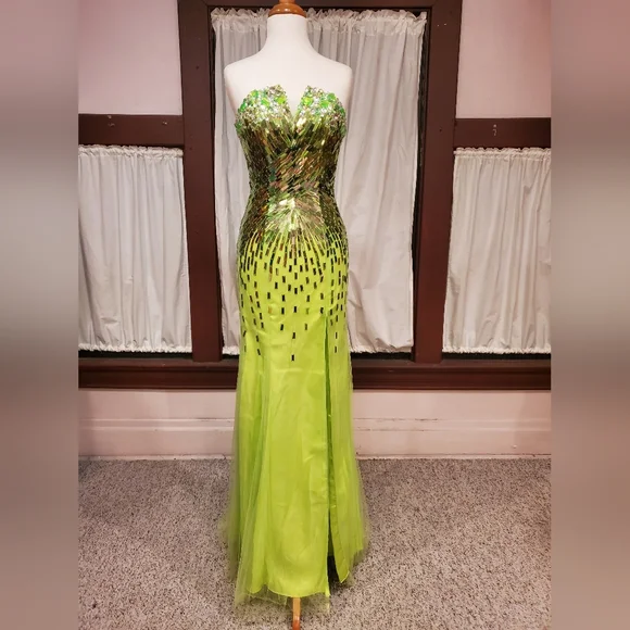 lime green sherri hill dress Sherri Hill Style 55463 | Sherri Hill Dresses main image 1